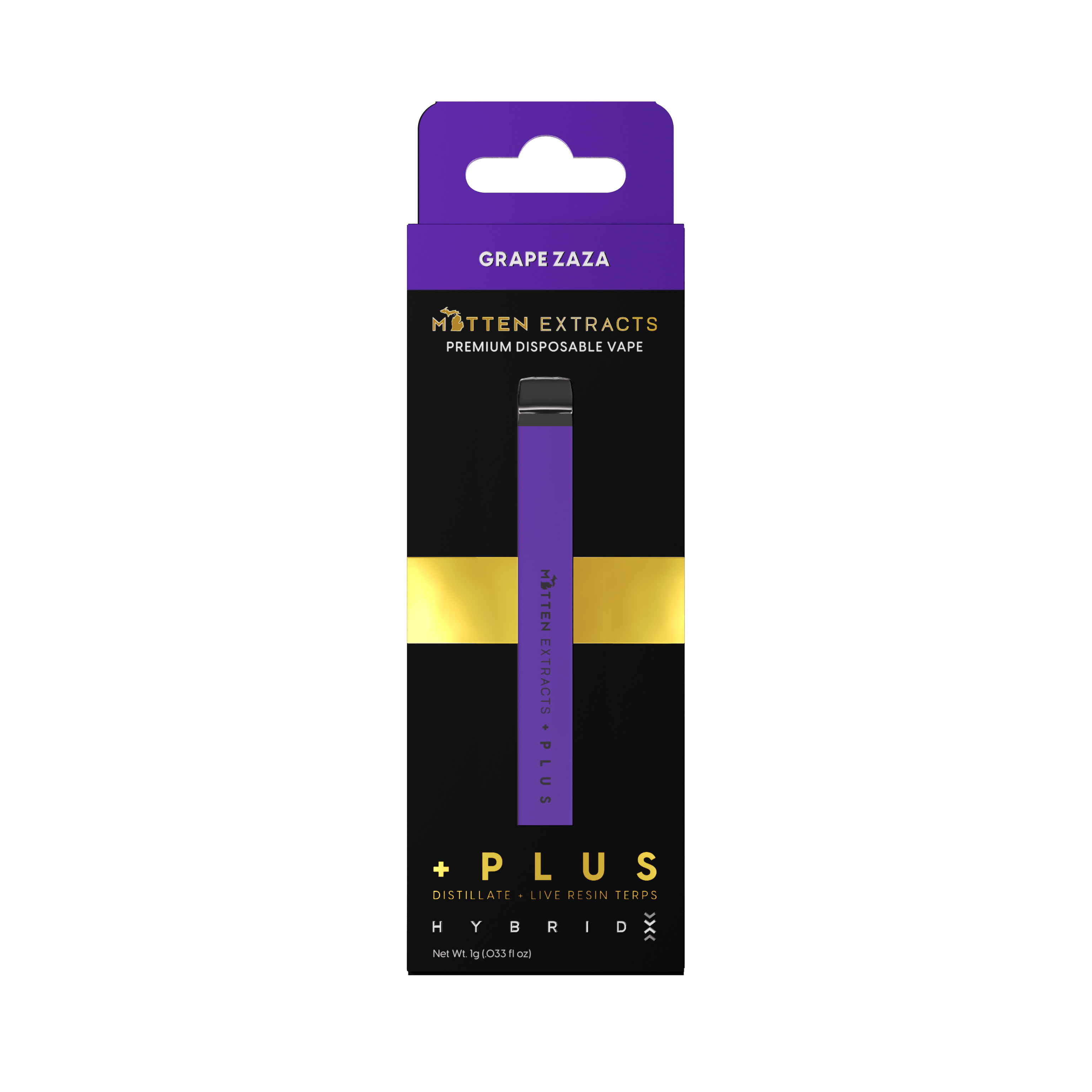 Buy Grape Zaza | Plus Disposable | 1g in Ironwood | High Profile