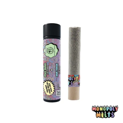 Monopoly Melts x GT x Beyond Green - 2g Hash Rosin Infused Donut - Space Guava x Sour Tangie - PRE_ROLLS by Monopoly Melts at King of Budz
