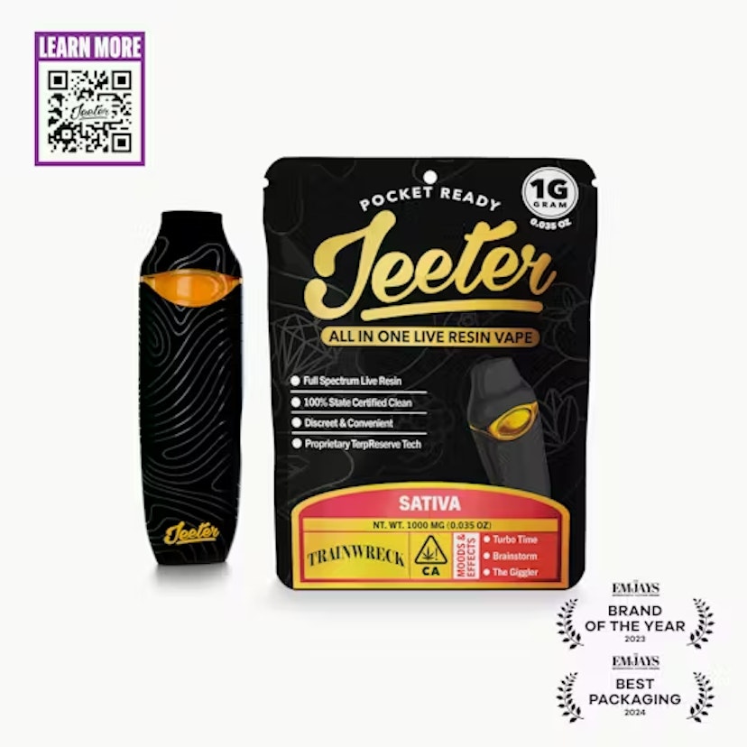 Jeeter Live Resin Disposable | Trainwreck