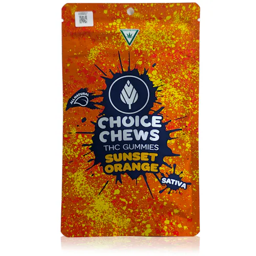 Sunset Orange Choice Chews | 100mg-1