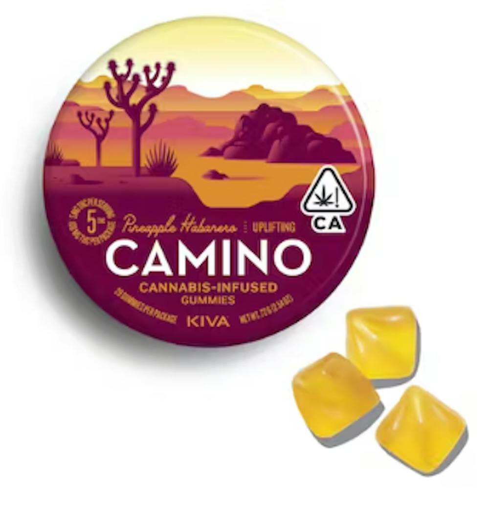 Product KIVA Camino - Pineapple Habanero (20PK) - Gummies - 100 MG