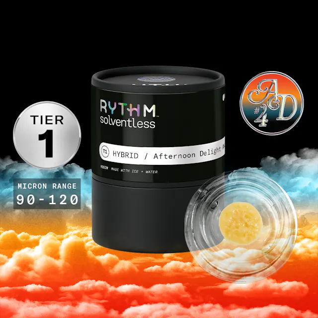Rythm Solventless Live Rosin TIER 1 - Donut Trip 1g (hybrid)