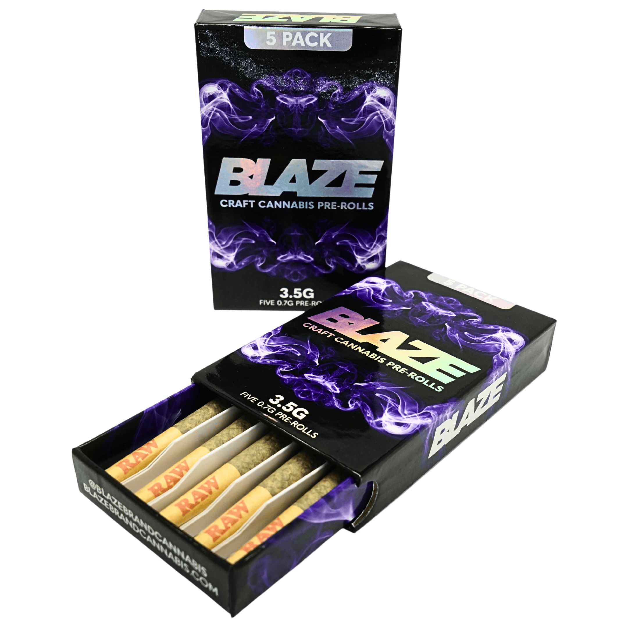 Blaze Blaze Pre-Rolls Supreme Planet (S) 5pk - Star Buds Cannabis
