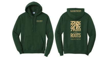 Green 2025 roots hoodie