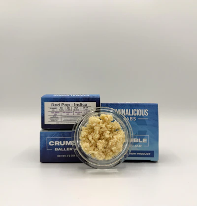 Cannalicious - 7g Crumble Baller Jar - Red Pop - CONCENTRATES by Cannalicious Labs at King of Budz