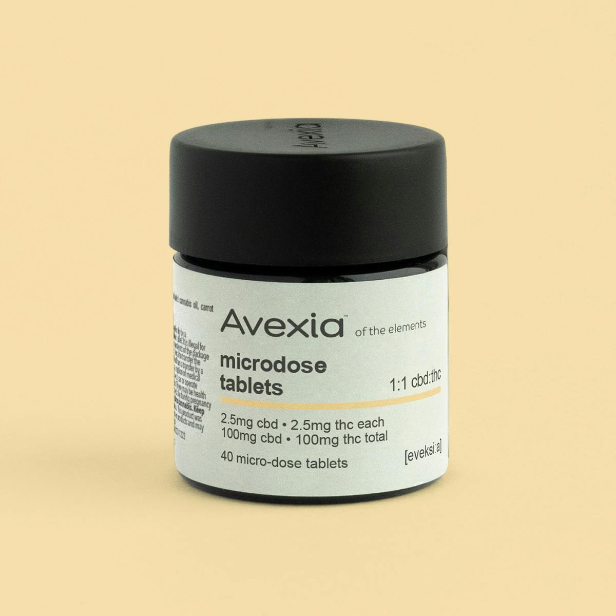 Product VE Avexia Tablets - Harmony 40 pk 1:1 THC:CBD 100mg