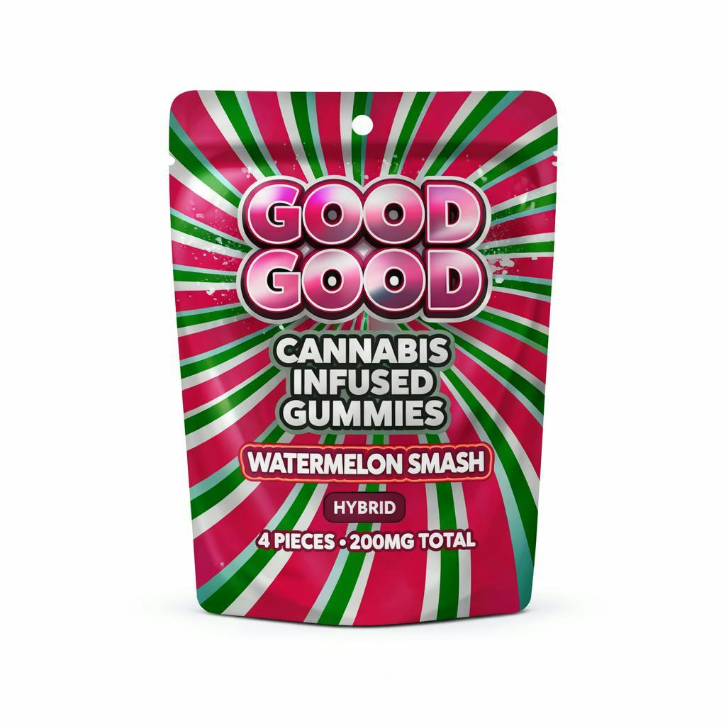 GoodGood GOOD GOOD | WATERMELON SMASH | 4PK | 200MG | HYBRID — EDIBLES