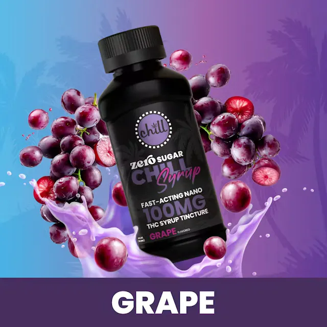 Chill Tincture Zero Sugar Grape Syrup 100mg (tinctures, 1g)