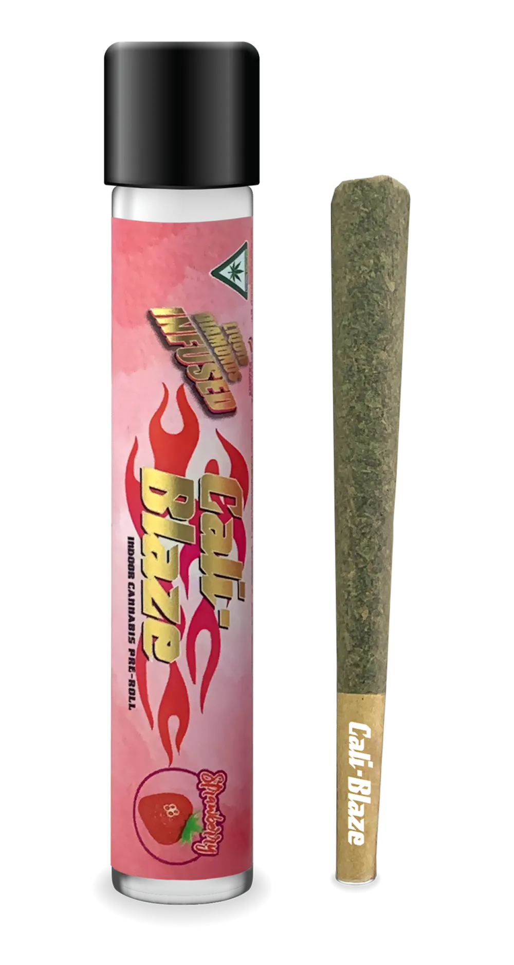 Product Strawberry Liquid Diamond Infused | Pre Rolls | 1.2g