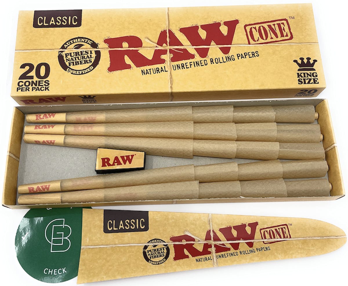 Photo of Raw Classic King Size 20pk Cones