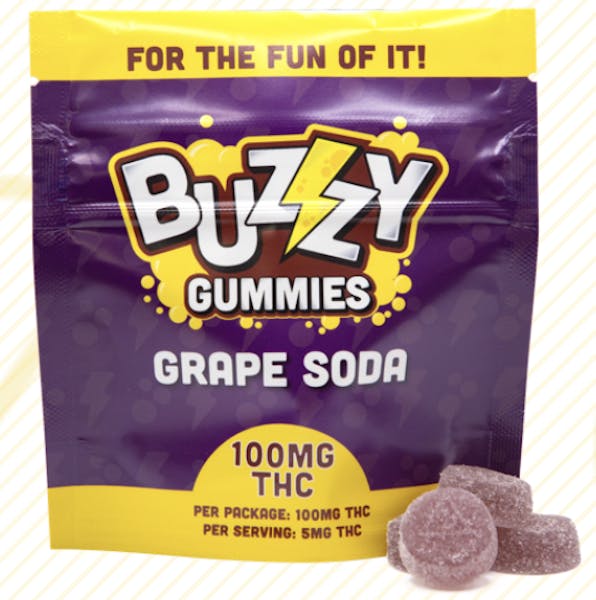 Grape Soda | 100mg | Gummies | Buzzy Gummies