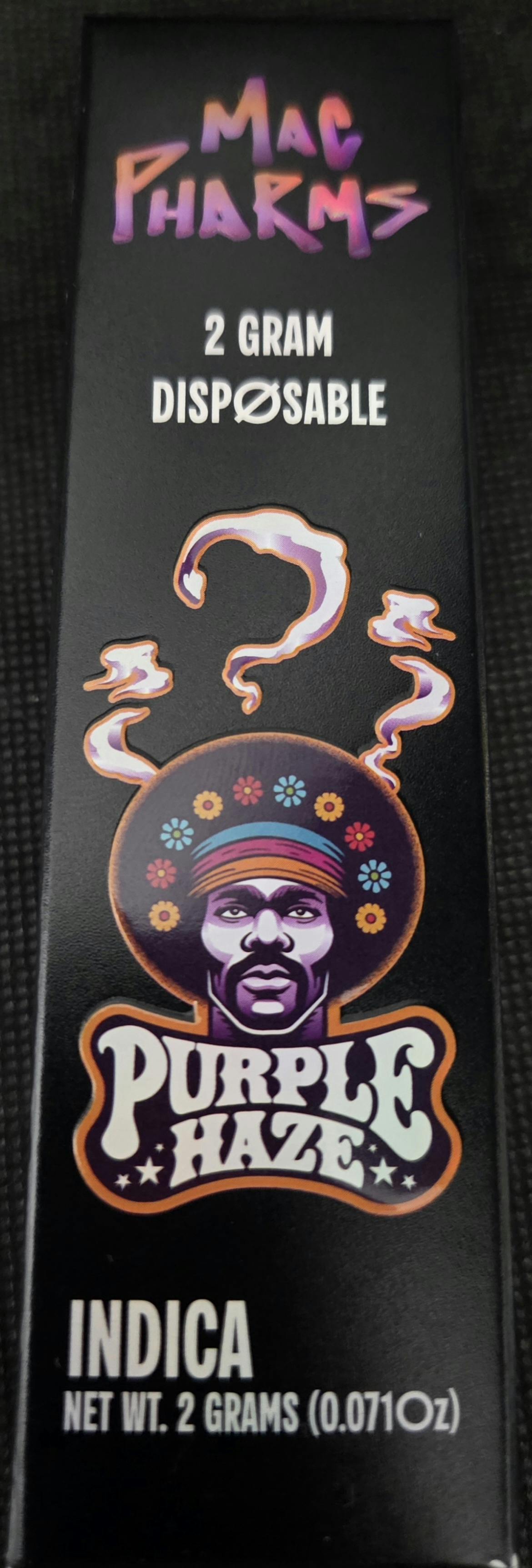 Mac Pharms - Purple Haze (I) - 2g Disposable