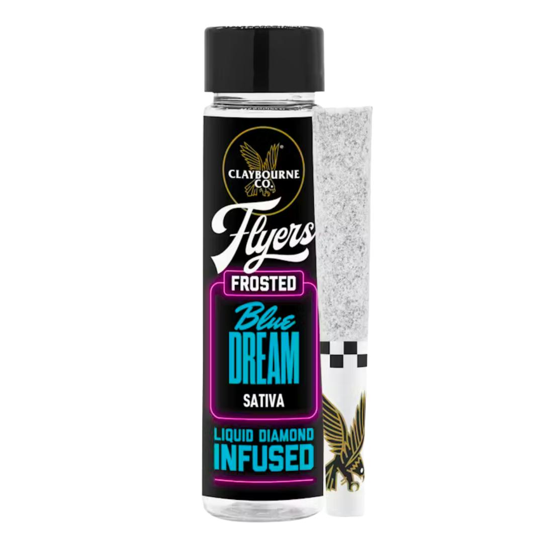 BLUE DREAM LIQUID DIAMOND INFUSED THCa DUSTED 2PK PREROLLS
