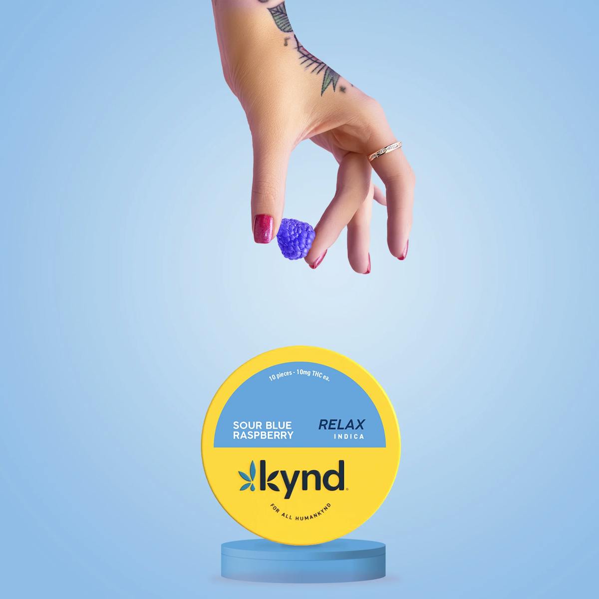 Photo of Kynd l Sleep Bedtime Blueberry Gummies l 2:1 CBN:THC l 10pk l 100mg