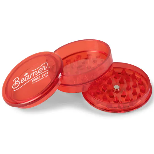 Acrylic Grinder – Transparent Red-1