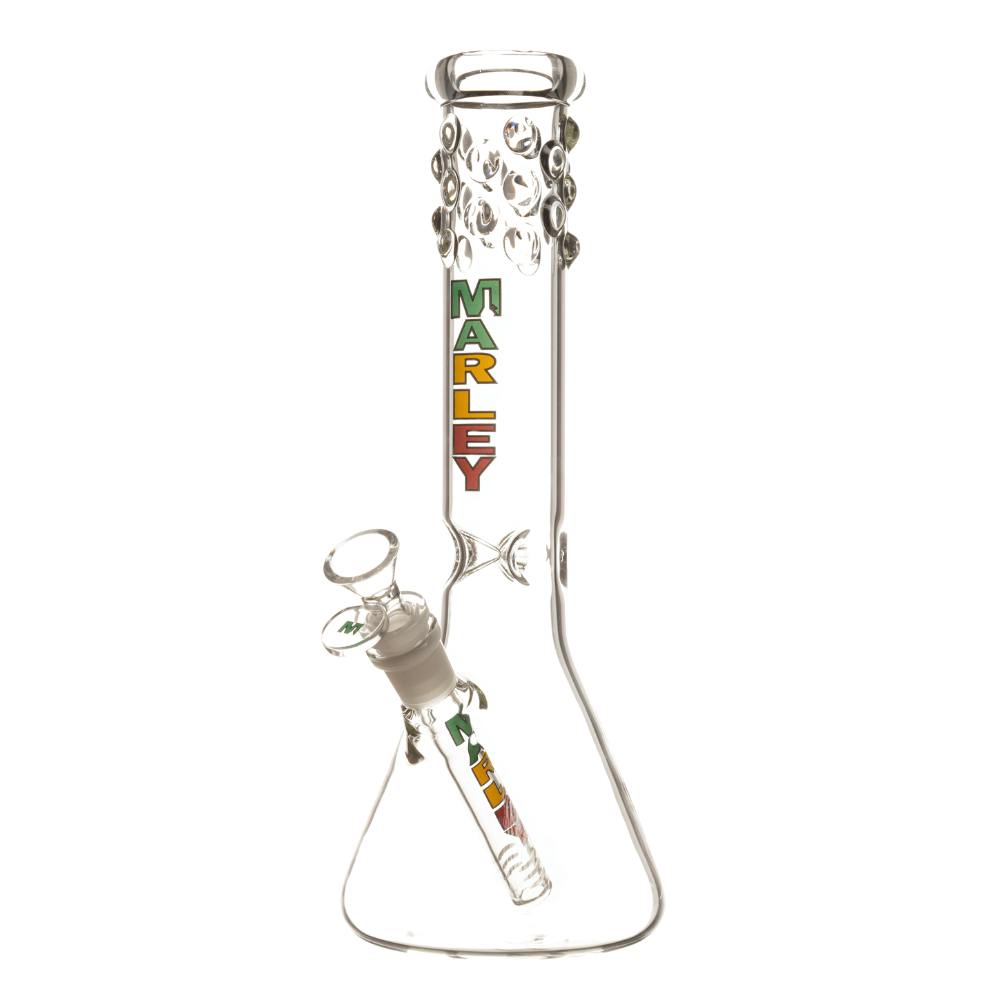 Marley - Bubble Beads Beaker Bong - 12" - Rasta