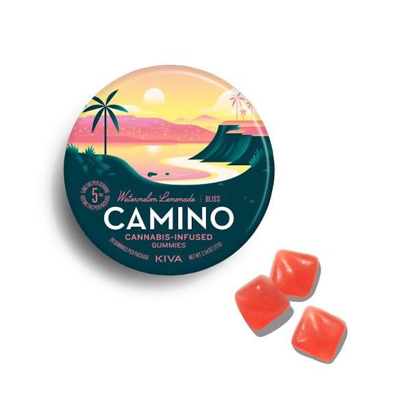 Watermelon Lemonade (H)- 100mg 20pk (Bliss) Gummies - Camino