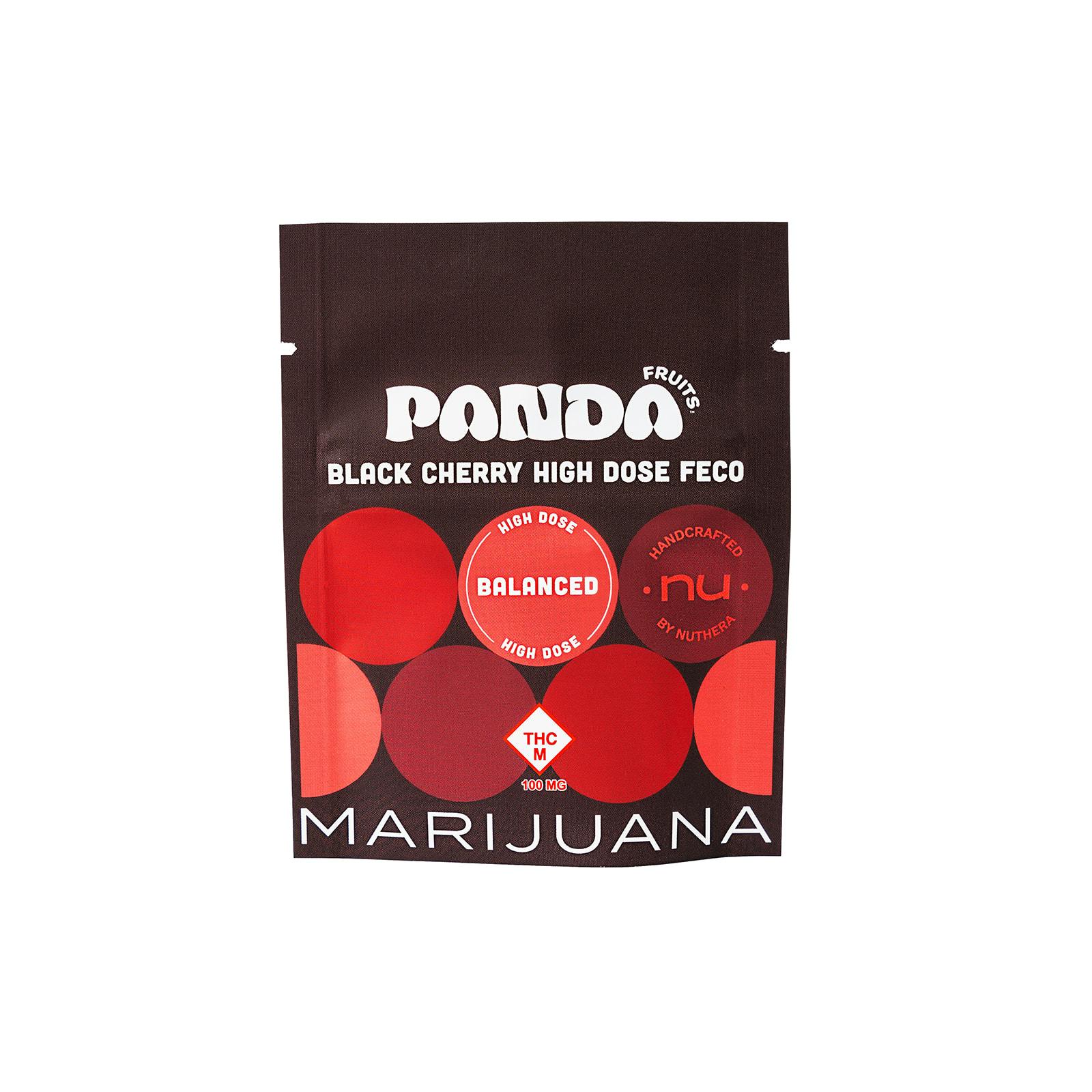 Panda Fruits FECO - Black Cherry - 100mg THC 2pk | Fresh Karma