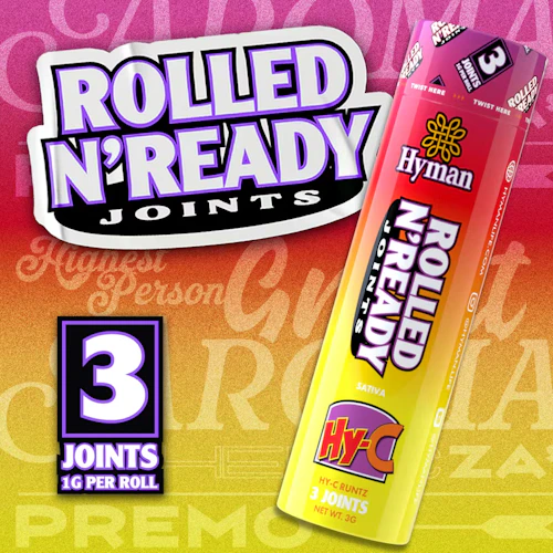 Hyman - 3-Pack 1g Prerolls - Hy-C Runtz
