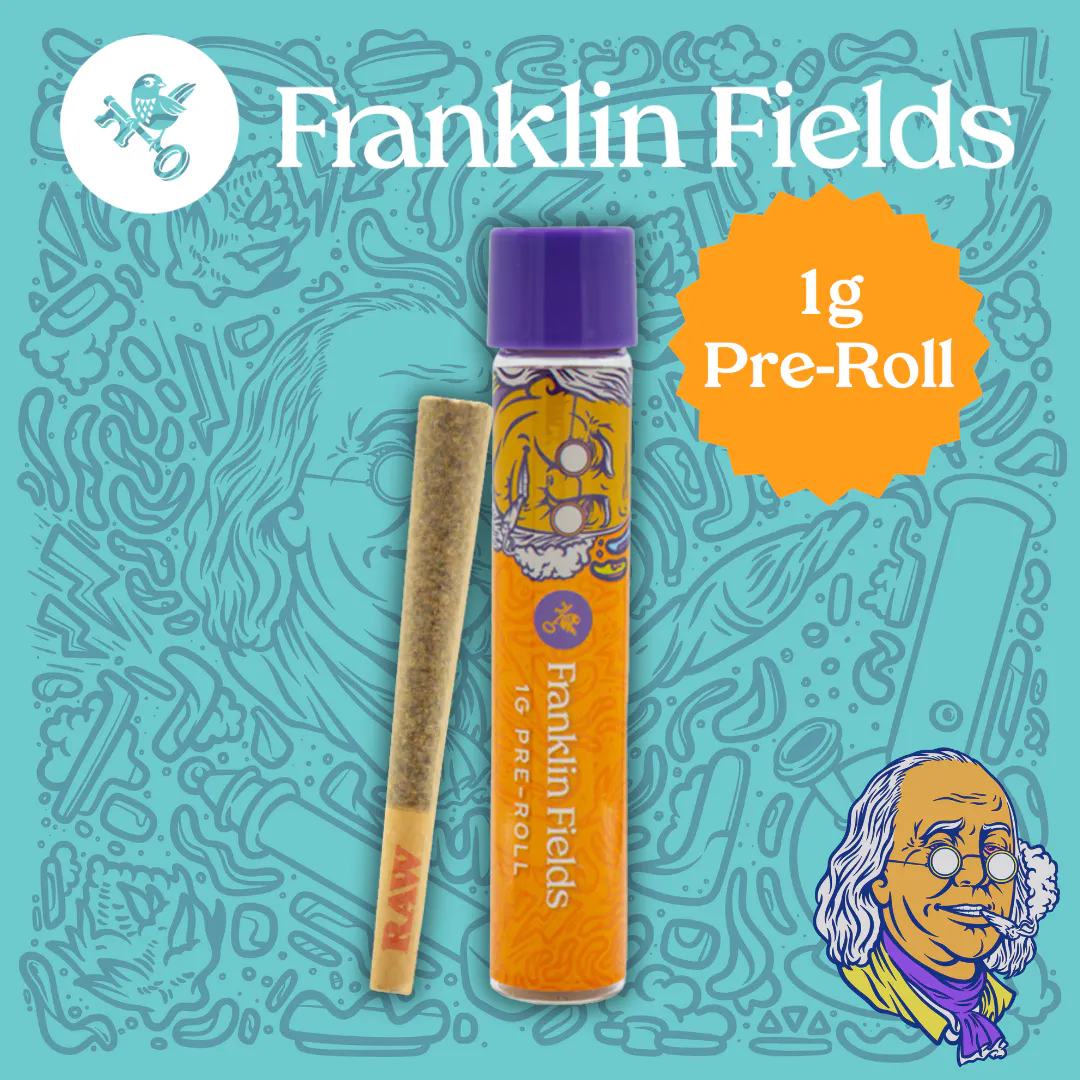 FRANKLIN FIELDS | 1G PRE ROLL | ORANGE CANDY | The Botanical Co