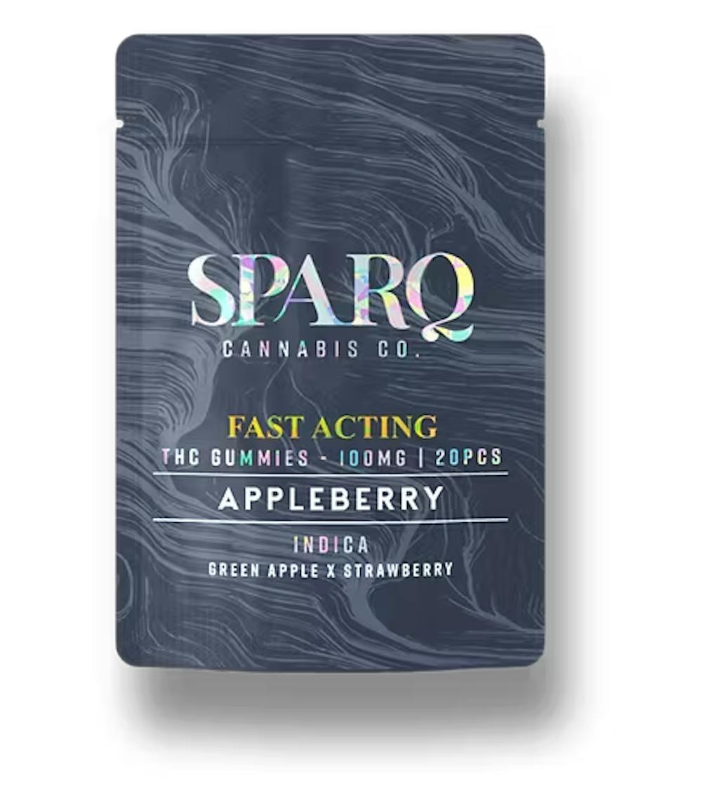 Product Sparq | Appleberry | Gummies | 100mg
