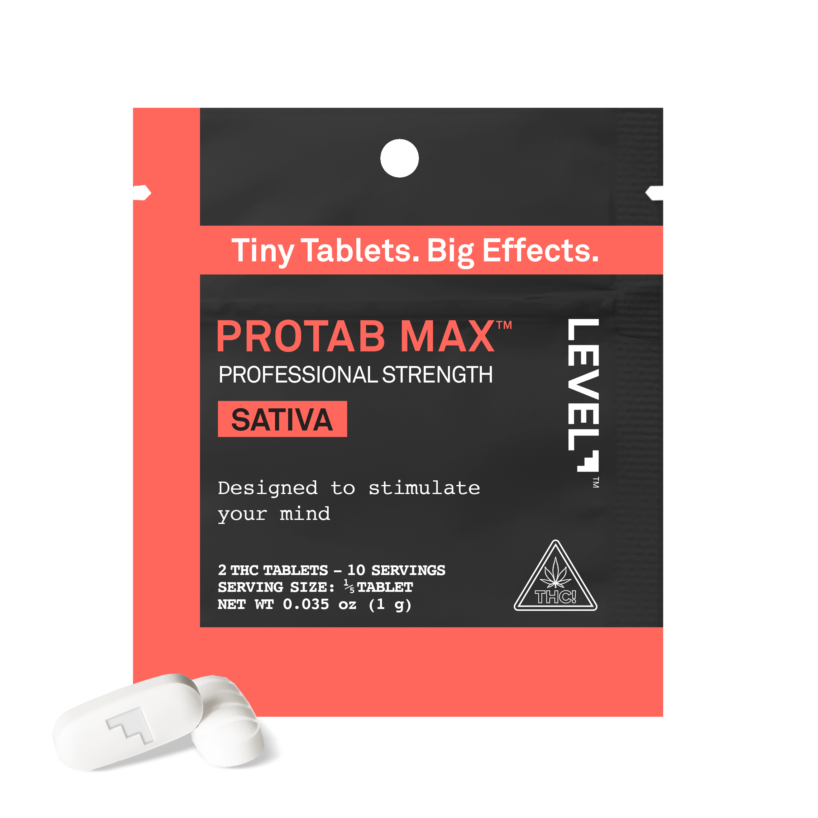 Product Level - Protab Max - Sativa - 100mg - 2pk - Tablet