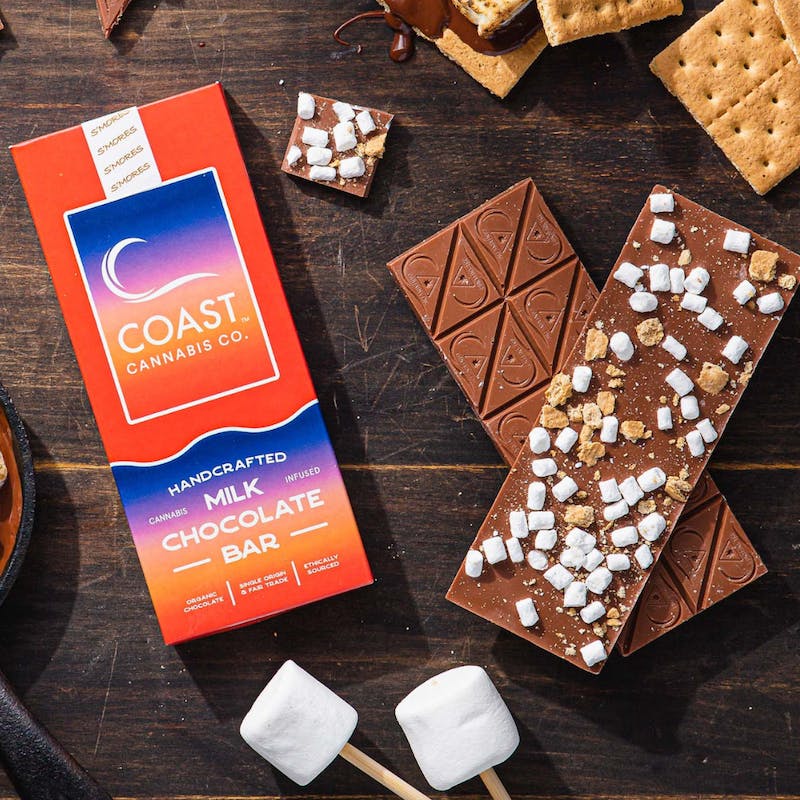 Product Coast Cannabis Co. - S'mores Milk Chocolate Bar (100mg 20pk)