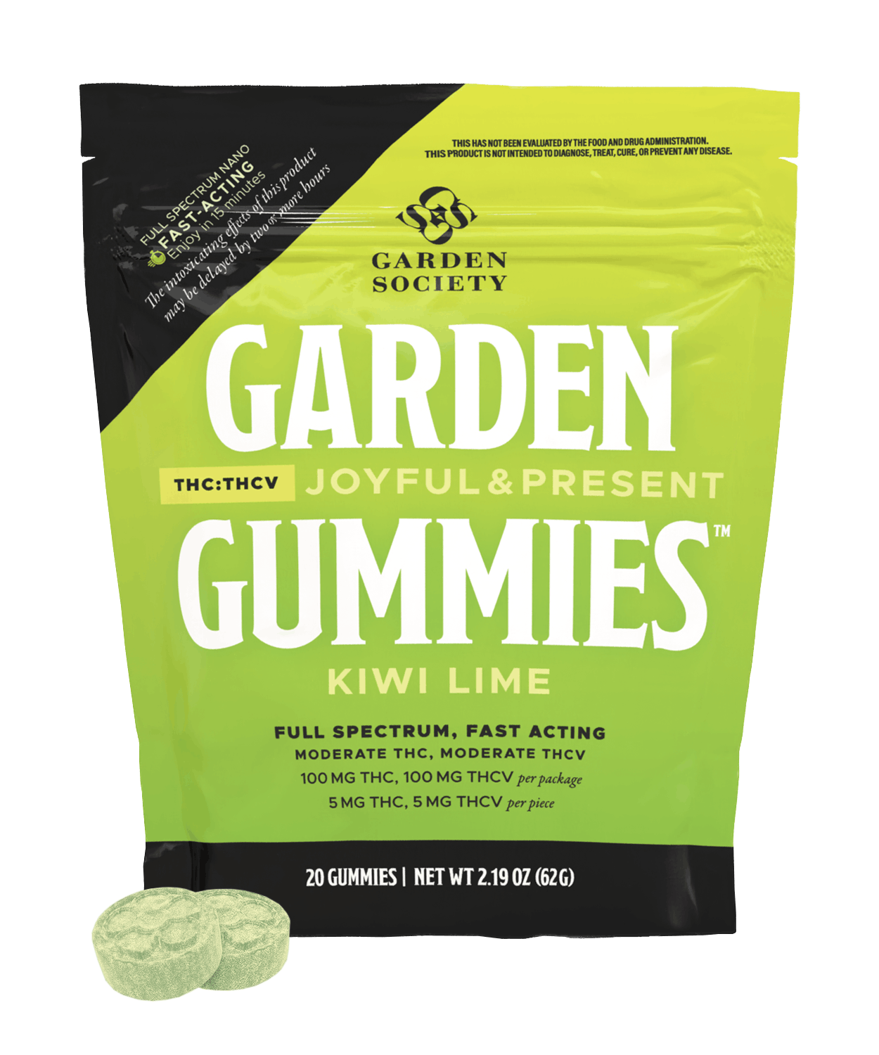 Garden Gummies Kiwi Lime