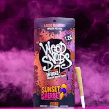Weed Snobs - 1.2g Liquid Diamond Infused Preroll - Sunset Sherbert