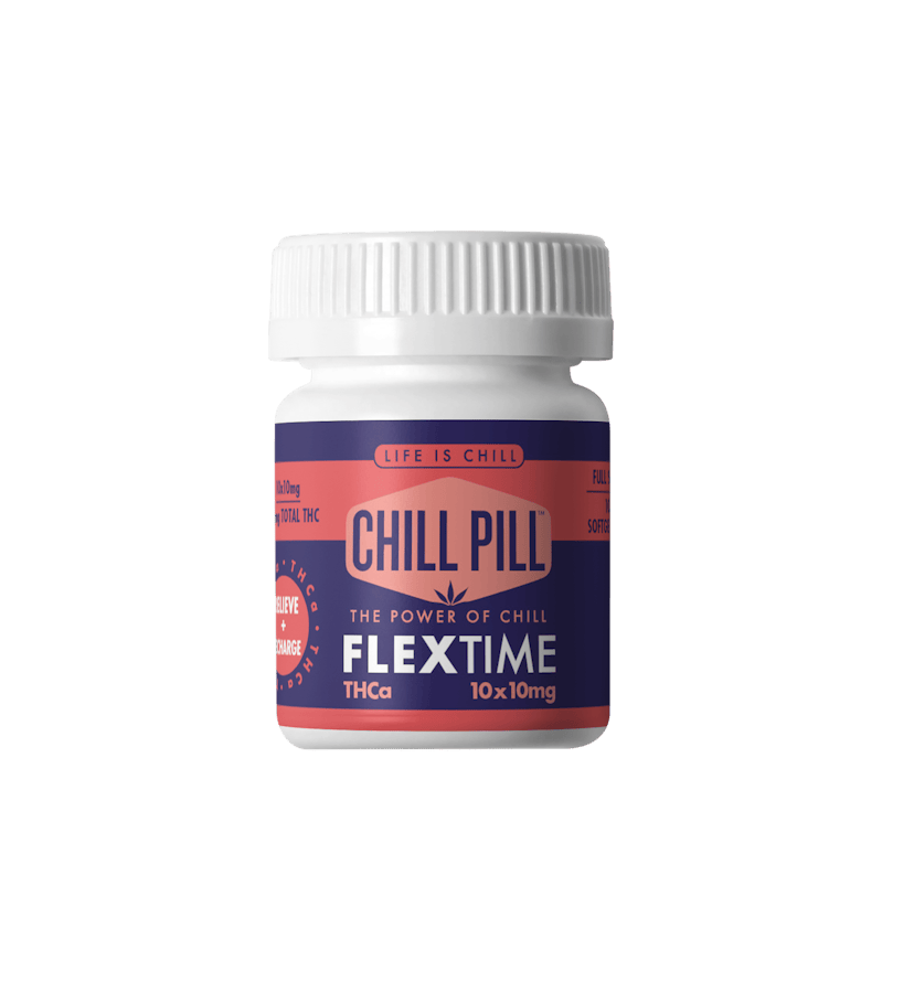 Chill Pills Flextime Caps THCA 100mg (10x10mg)