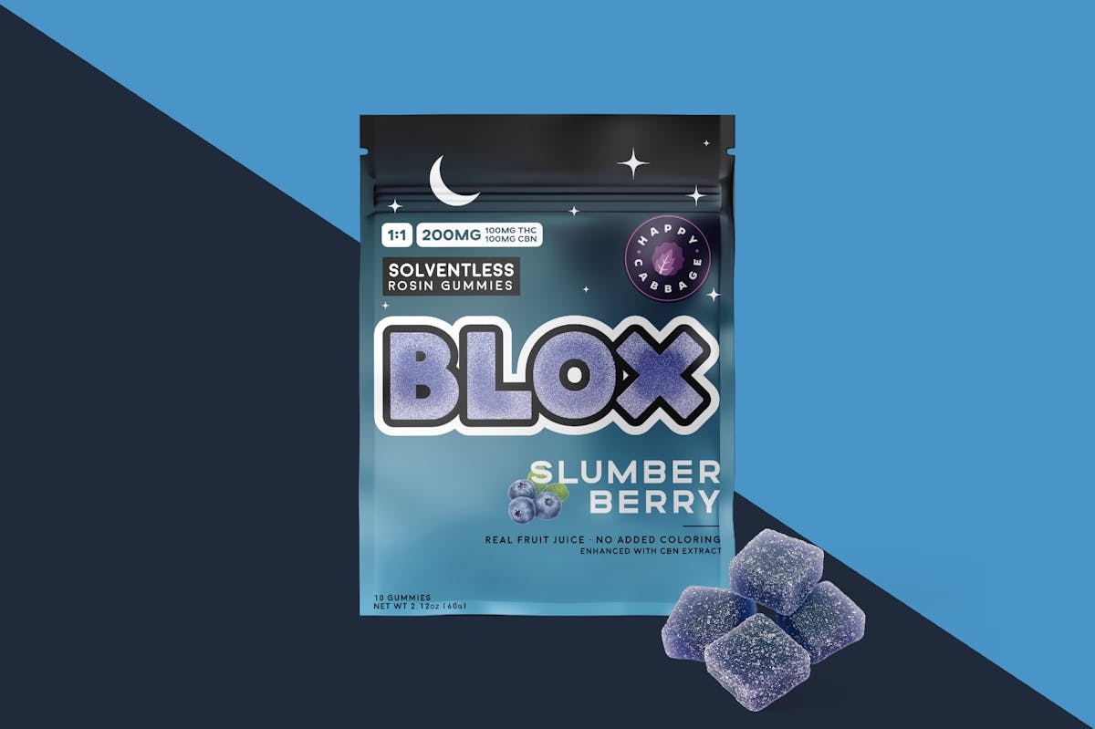 Photo of Blox Slumber Berry Solventless Rosin Gummies
