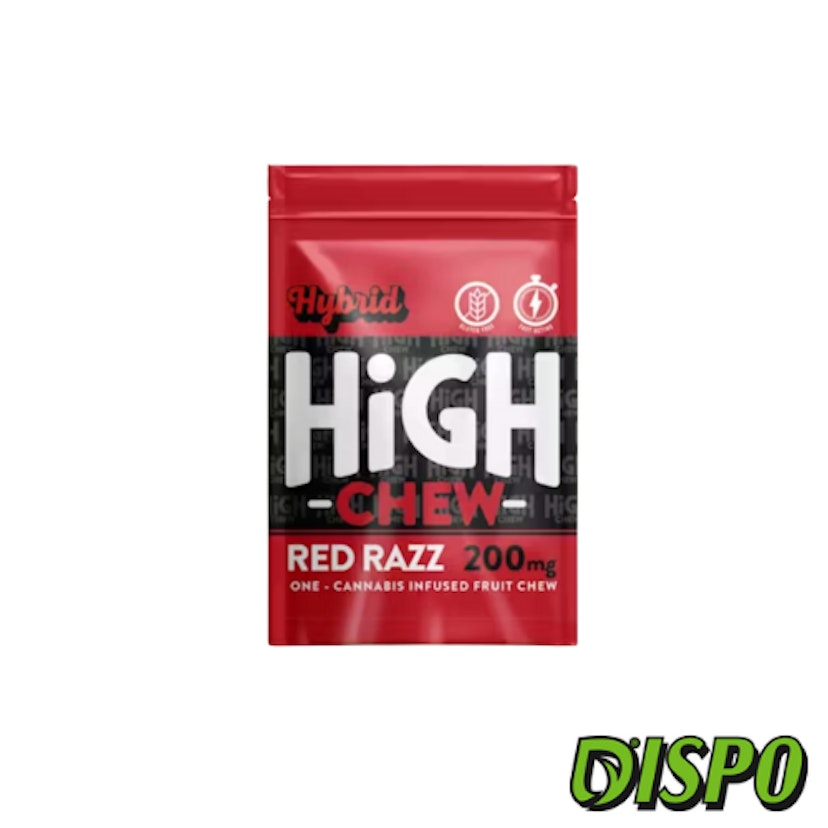 High Chew - Red Razz 200mg Gummies