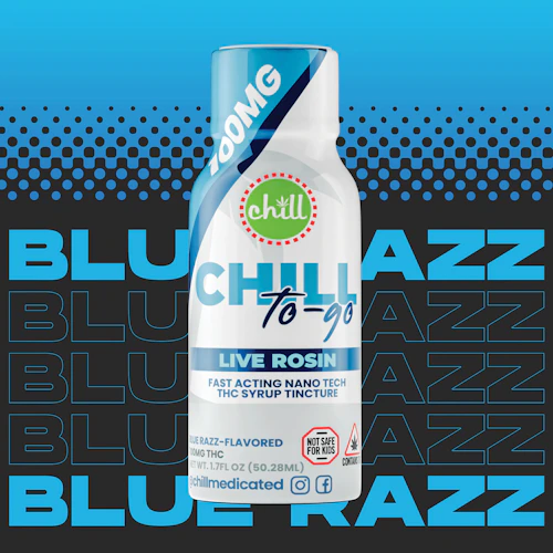 Chill Medicated - 100mg Live Rosin Syrup - Blue Razz