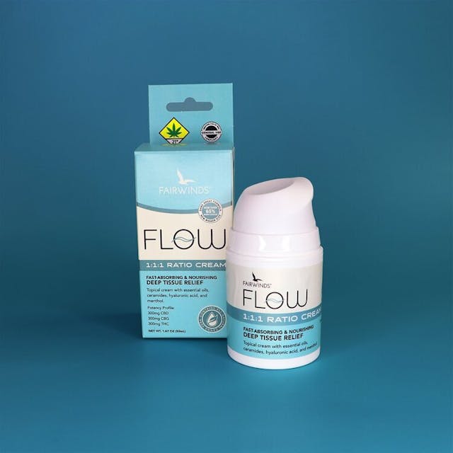FLOW Cream is a multiple-award-winning formula designed to provide you with a range of benefits. A blend of cannabinoids, clinically-proven terpenes, essential oils, and herbal extracts help support fast-acting relief while ingredients like ceramides and hyaluronic acid promote overall skin health! What is Canna Vera? Canna Vera is a unique-to-Fairwinds extract that allows the full effects of cannabis to shine. Comprised of polysaccharides, lipids, and waxes juiced from the cannabis plant, we use Canna Vera in our FLOW topicals for its consistency (similar to Shea Butter) and because it delivers a noticeable difference in effects.