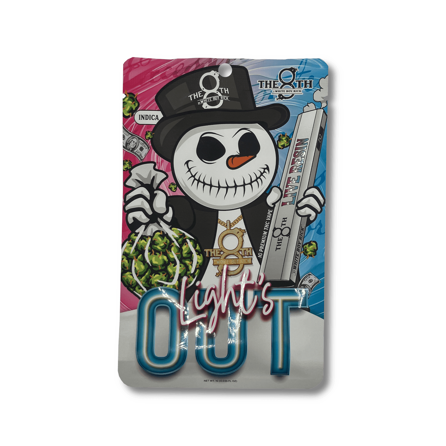 Product: White Boy Rick | Live Resin Disposable - 1g - Lights Out