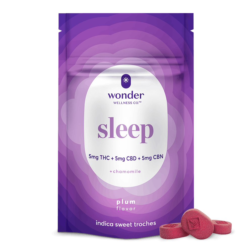 Sleep Plum & Chamomile 5:1:1 THC:CBD:CBN HARD Troches | 5:1