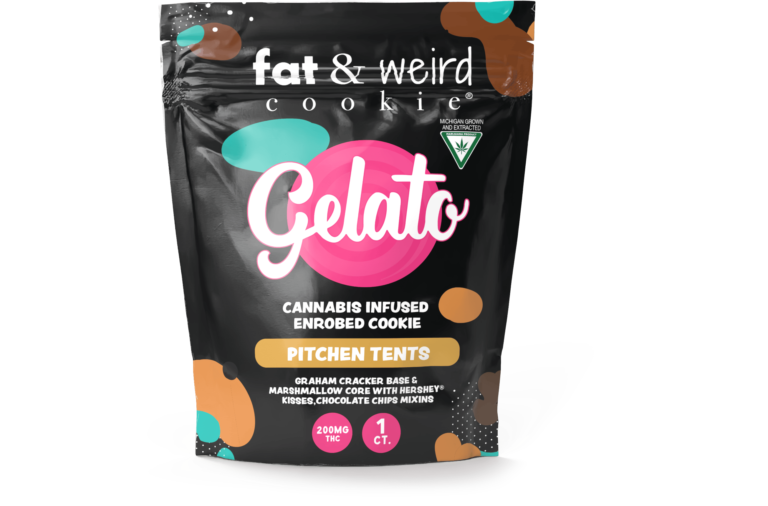 Gelato x Fat & Weird - 200mg Cookie - Pitchen Tents