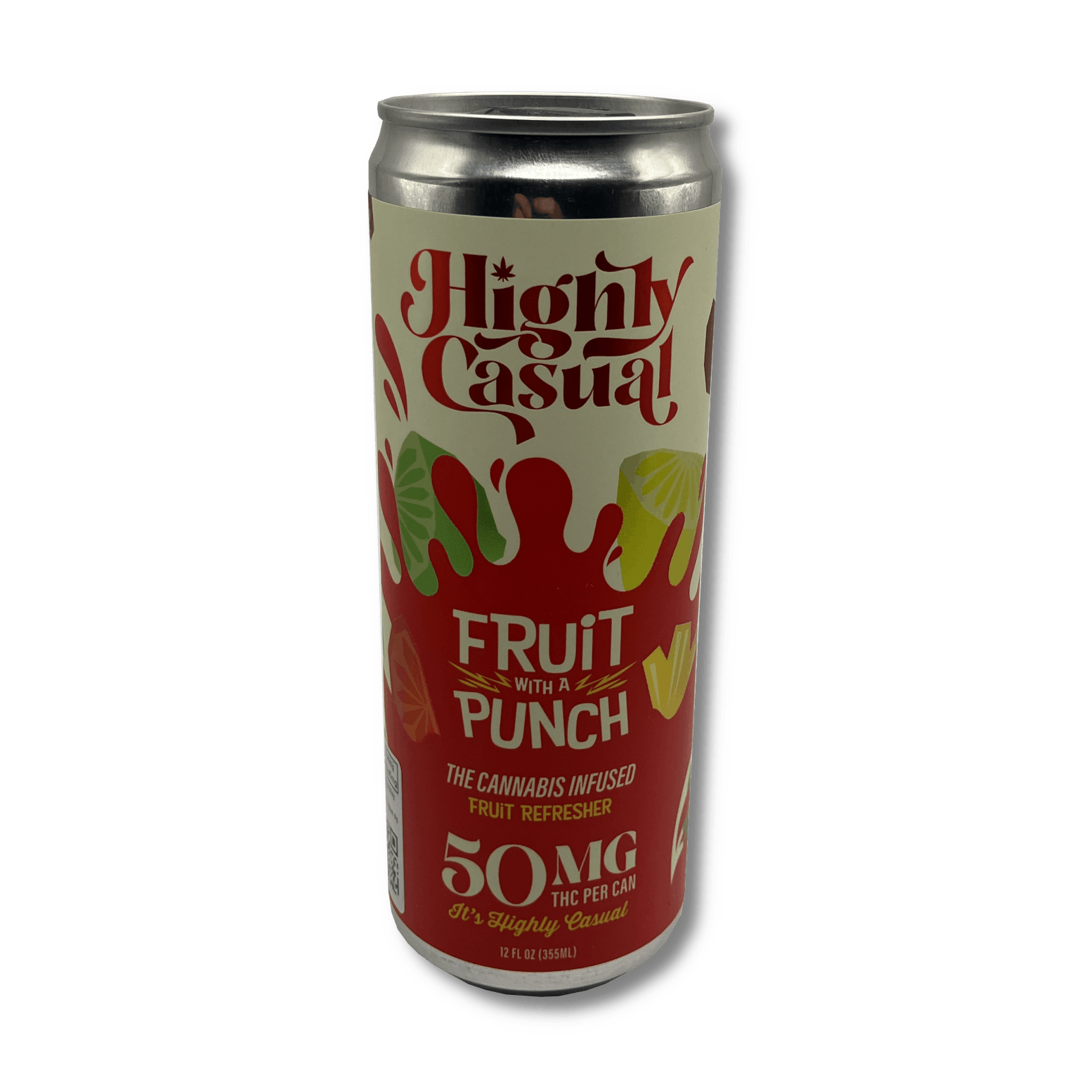 Product: Highly Casual | Cannabis Seltzer - 50mg - Fruit Punch