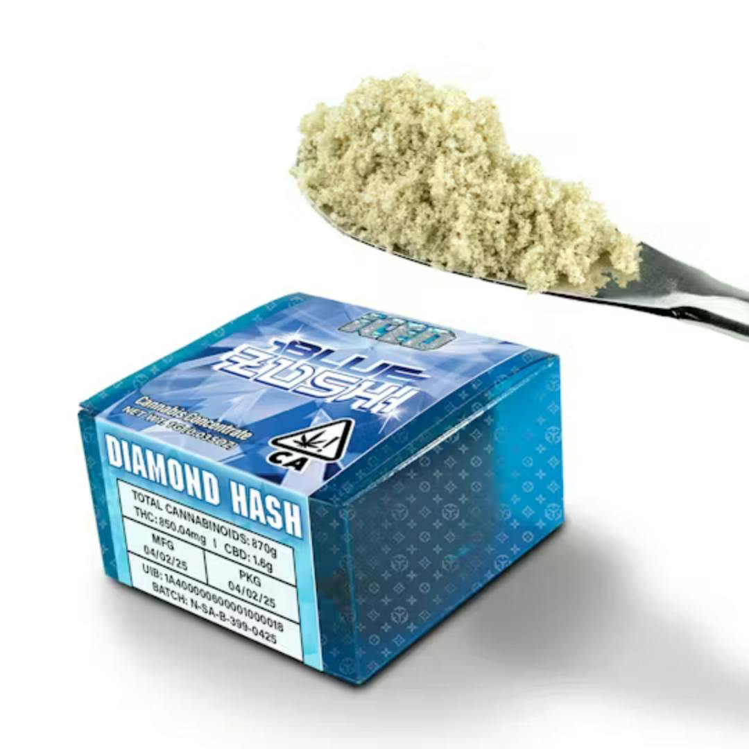 BLUE ZUSHI DIAMOND HASH