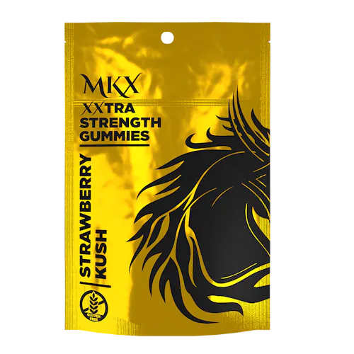 MKX Gummies 200mg – STRAWBERRY KUSH-active