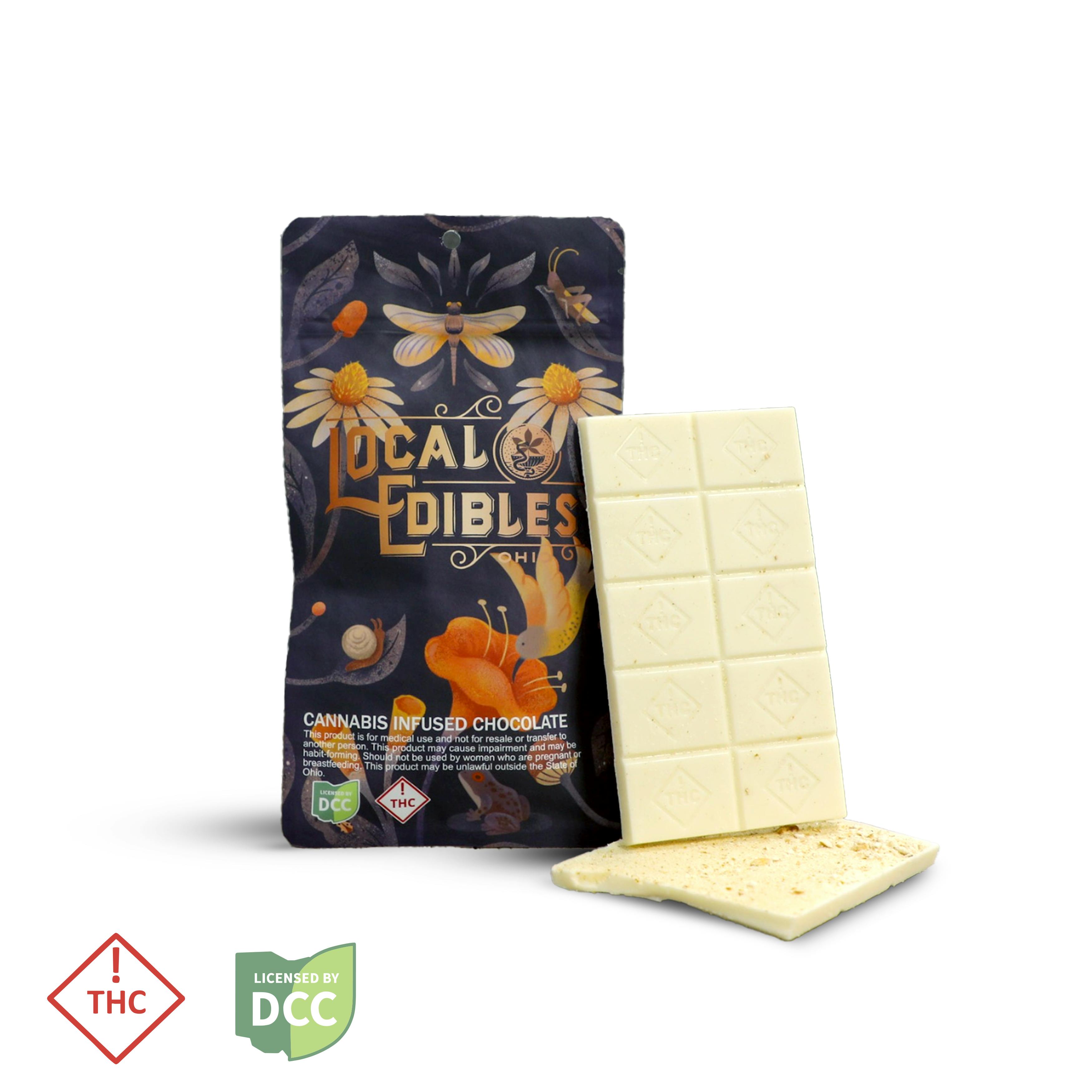 Local Edibles | Pumpkin Cheesecake 10 pc | 550mg Chocolate Bar