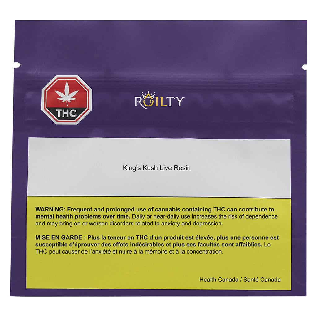 Roilty - king's kush live resin