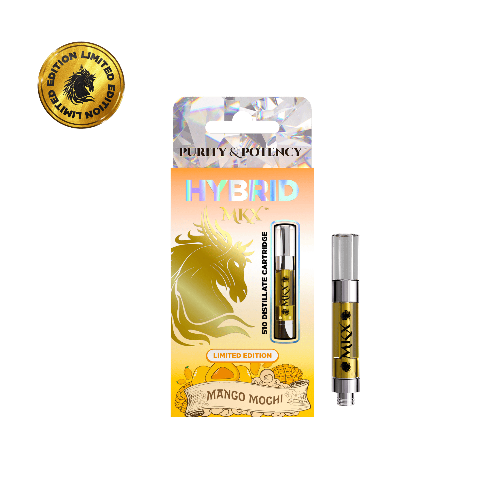 MKX 1 Gram 510 Thread Carts *LIMITED EDITION* - Mango Mochi (Hybrid)