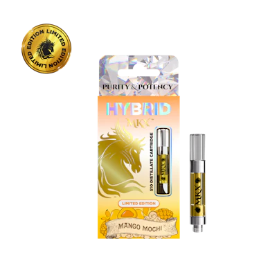 MKX 1 Gram 510 Thread Carts *LIMITED EDITION* - Mango Mochi (Hybrid) - CARTRIDGES by MKX Oil Co. at King of Budz