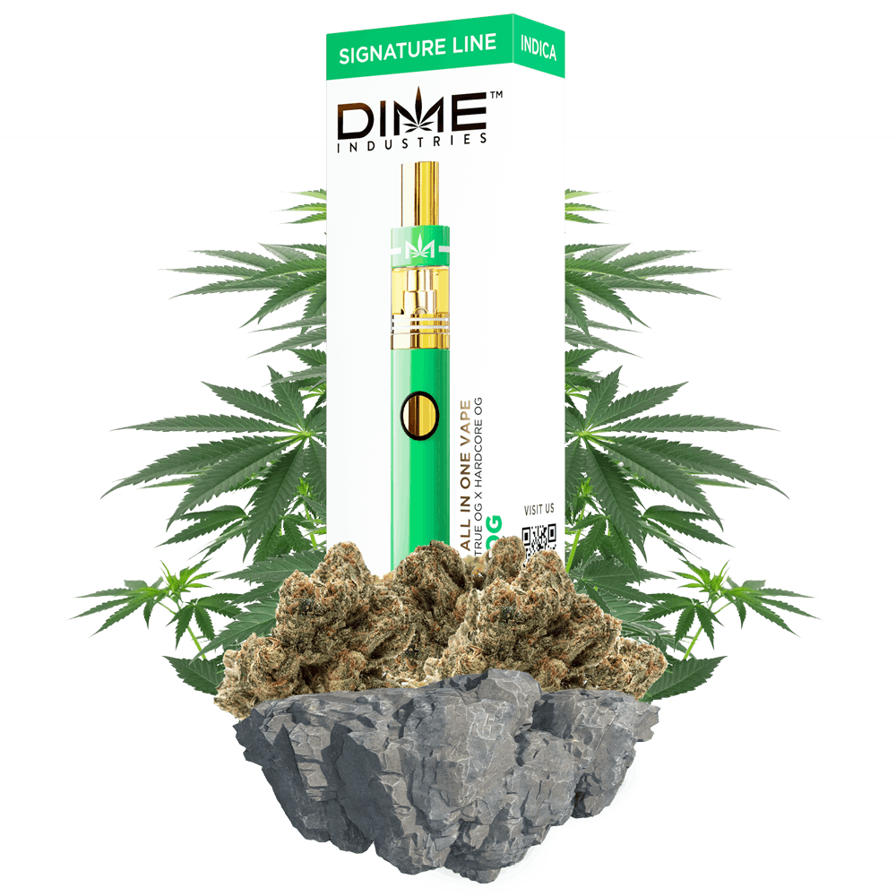 Dime OG (I) Distillate Disposable Vape 2g • Potency