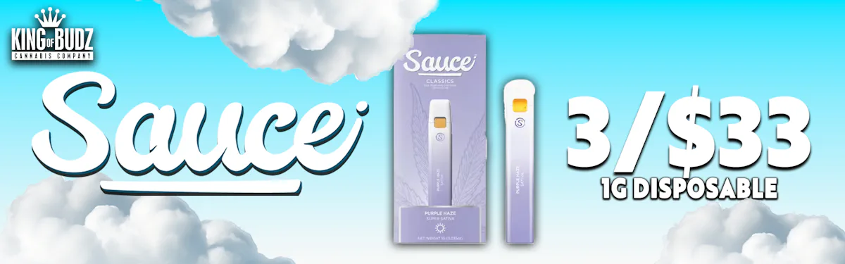 Sauce 1g disposable *excludes reserve* 3/$33 (7/20-8/2)