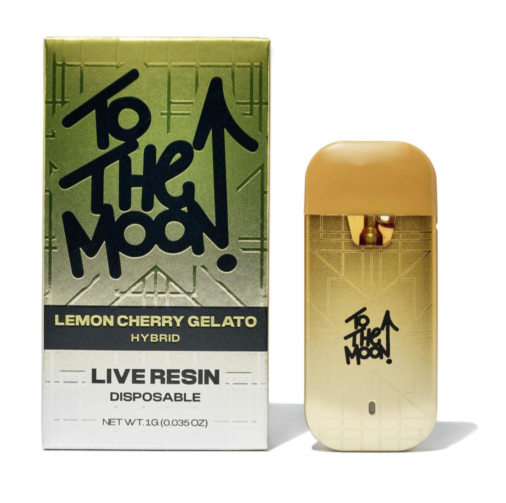 Vape | To The Moon | Lemon Cherry Gelato | Live Resin | 1g