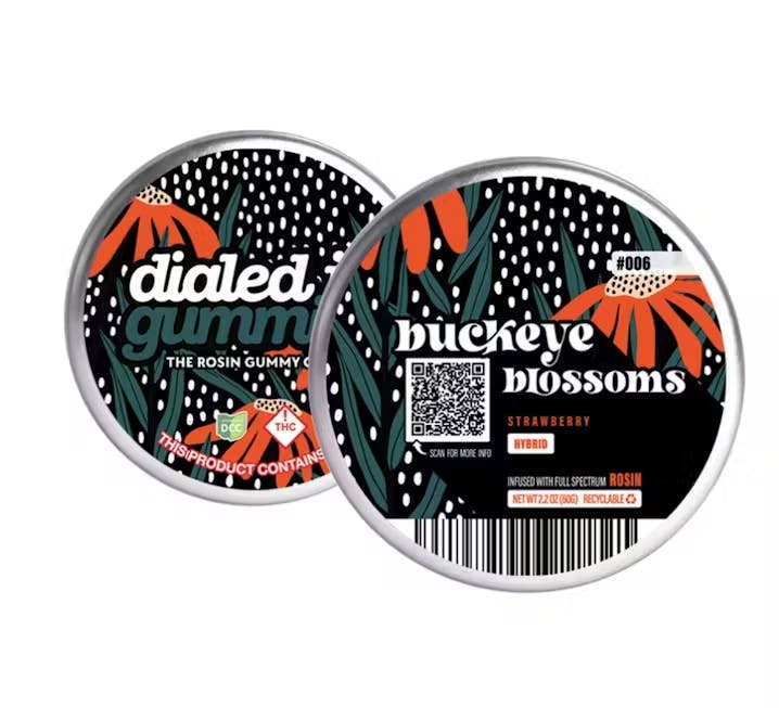 Photo of 100mg – Buckeye Blossom – Rosin Gummies (10pk)