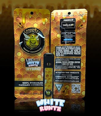 Product: Canna Bee | White Runtz | Live Resin Disposable Hybrid