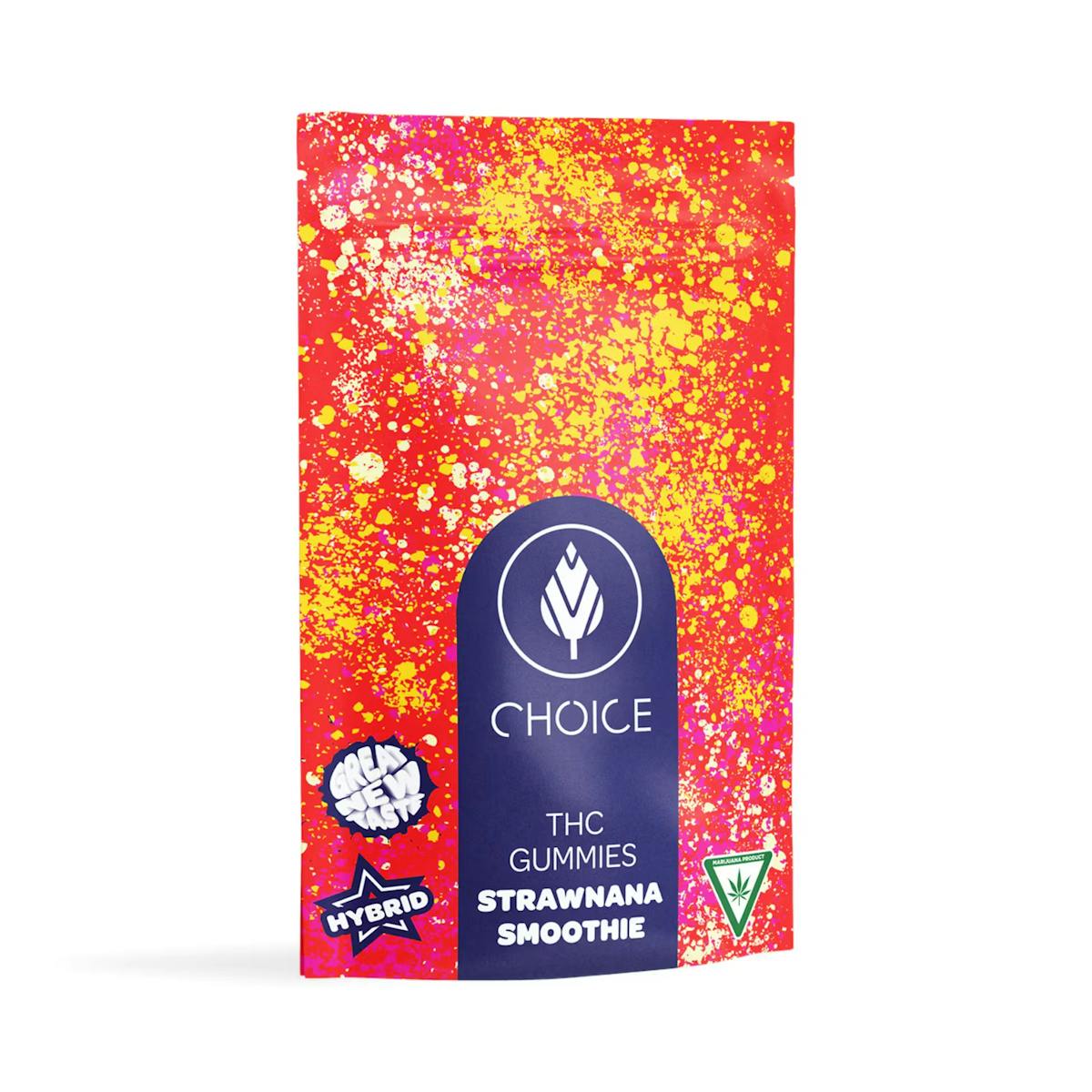 Image of Strawnana Smoothie | 100mg Choice Chews